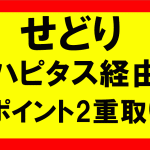 電脳せどりハピタス経由でポイント2重取り