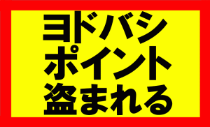 ヨドバシカメラのポイント15000円分盗まれた話